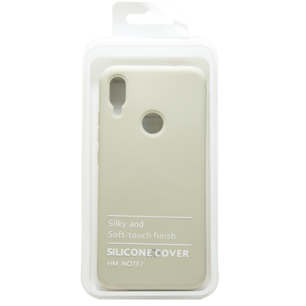 Силиконовый чехол SOFT Silicone Case для Xiaomi Redmi GO (с логотипом) серый