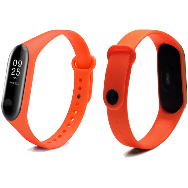 Ремешок для Mi Band 3/4 COLORS оранжевый