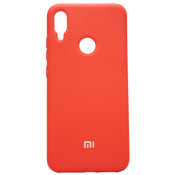 Силиконовый чехол SOFT Silicone Case для Xiaomi Mi CC9/Mi 9 Lite (с логотипом) красный