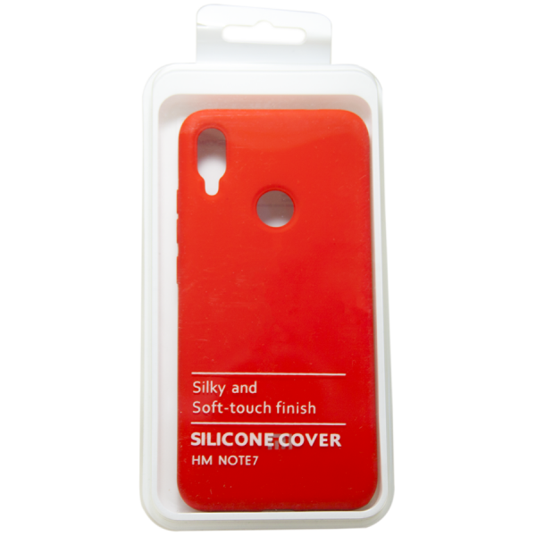 Силиконовый чехол SOFT Silicone Case для Xiaomi Mi CC9/Mi 9 Lite (с логотипом) красный