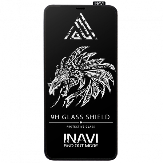 Защитное стекло (NP) INAVI PREMIUM для iPhone 6 черный