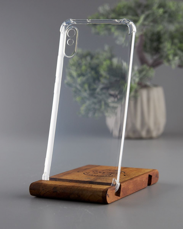 Силиконовый чехол WS SHOCKPROOF для Xiaomi Redmi 9A/9AT/9i/9i Sport/9a Sport прозрачный