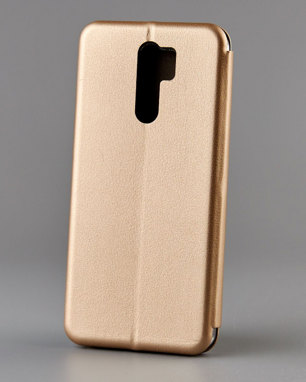 чехол-книга 360 для Xiaomi Redmi 9/Poco M2/Poco M2 (2021) STANDARD золотой