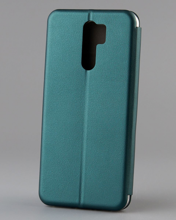 чехол-книга 360 для Xiaomi Redmi 9/Poco M2/Poco M2 (2021) STANDARD темно-зеленый