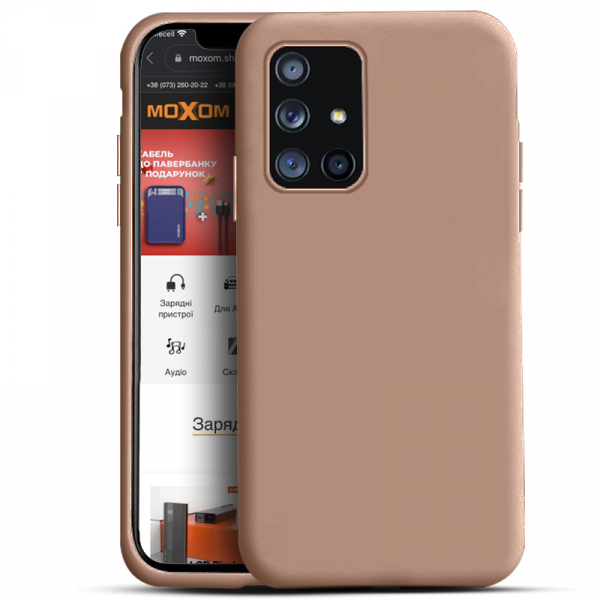 Силиконовый чехол SOFT Silicone Case для iPhone 12 Pro Max (без лого) персик