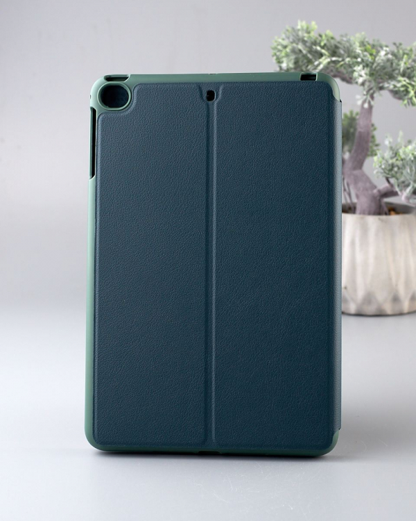 Чехол HDD Premium LEATHER (HTL-11) для планшета iPad mini 4/5 -7.9 (2015/2019) темно-зеленый