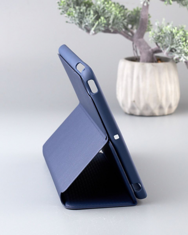 Чехол HDD Premium LEATHER (HTL-11) для планшета iPad mini 4/5 -7.9 (2015/2019) темно-синий