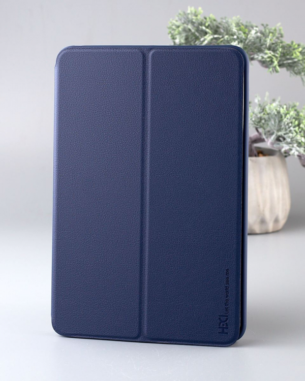 Чехол HDD Premium LEATHER (HTL-11) для планшета iPad mini 4/5 -7.9 (2015/2019) темно-синий