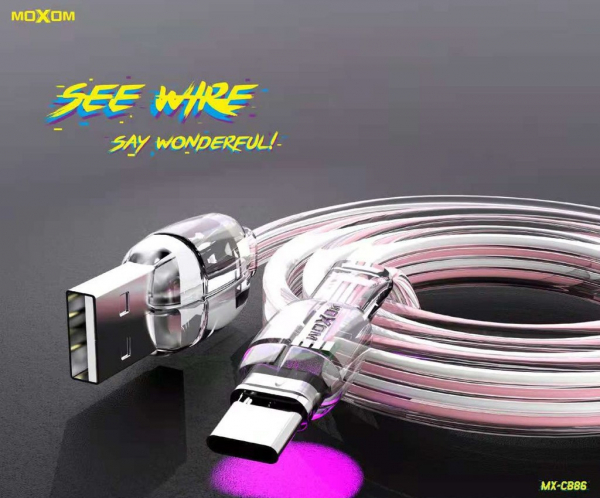 USB cable MOXOM micro USB (MX-CB86) белый