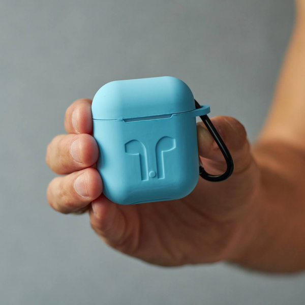 Чехол для Airpods 1/2 COLORS голубой