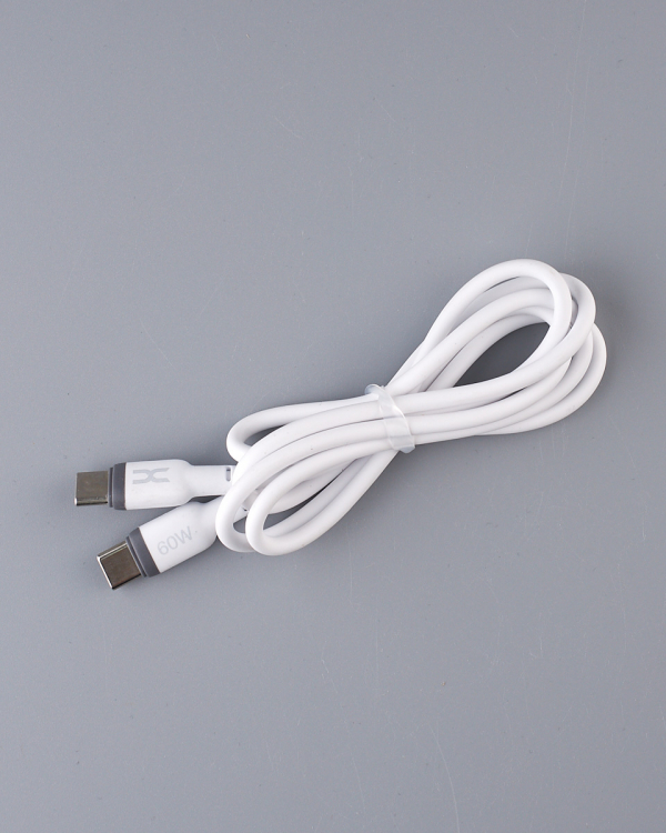 USB cable DC Type-C to Type-C (CL-210B) 60W белый