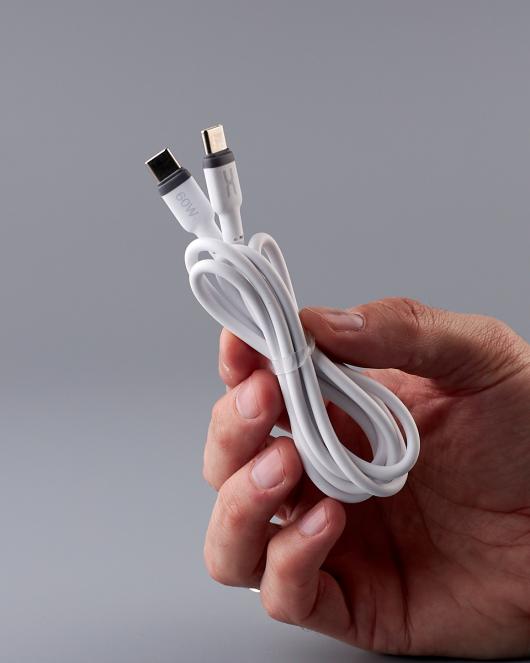 USB cable DC Type-C to Type-C (CL-210B) 60W белый