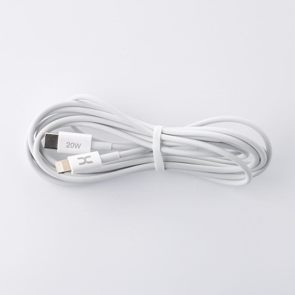 USB cable DC Type-C to Lightning (CL-Q22) PD/ 20W/ 2m белый