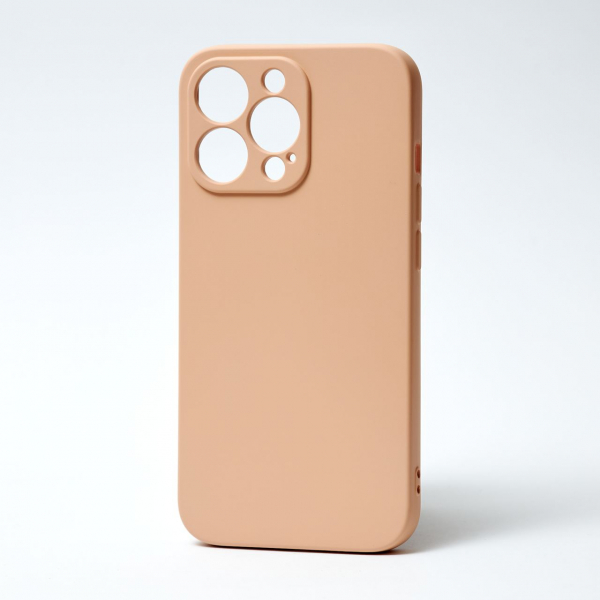 Силиконовый чехол SOFT Silicone Case для iPhone 13 Pro Max (без лого) пудра