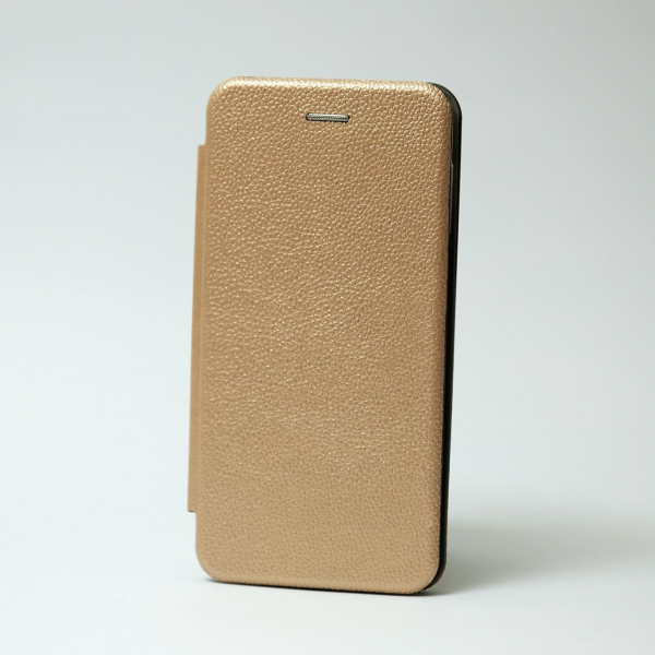 чехол-книга 360 для Samsung A03 ART золотой