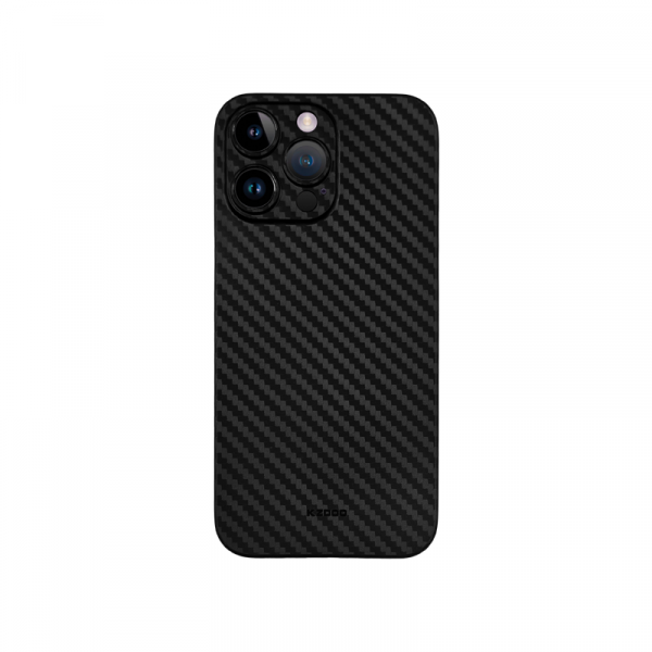 Карбоновый чехол K-DOO Air Carbon (UltraSlim 0.45mm) для iPhone 14 Pro черный