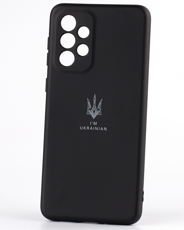 Силиконовый чехол SOFT Silicone Case для Samsung A33 5G (ТРИЗУБ) черный