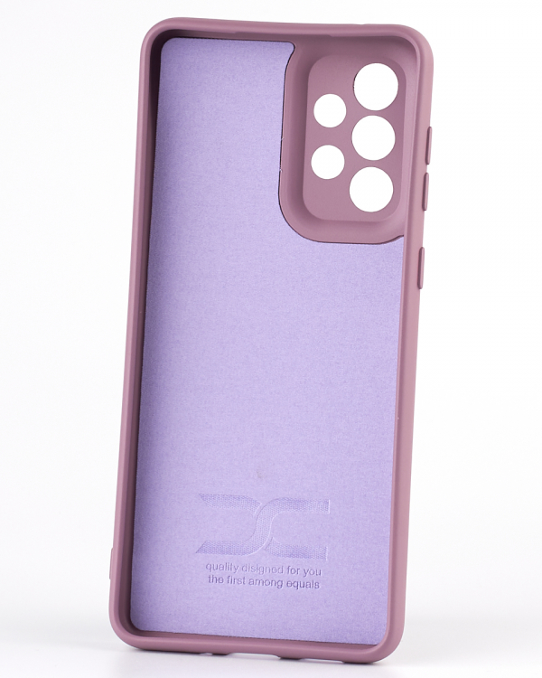 Силиконовый чехол SOFT Silicone Case для Samsung A33 5G (ТРИЗУБ) лаванда
