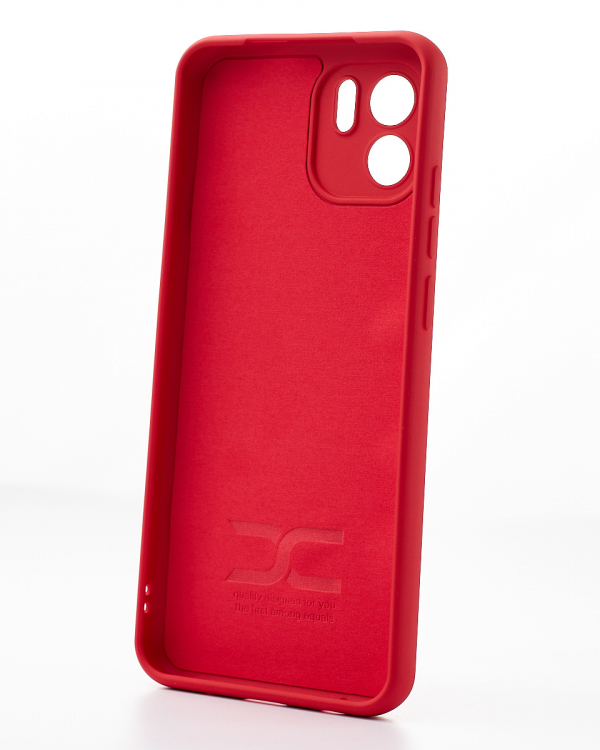 Силиконовый чехол SOFT Silicone Case для Samsung A53 5G (ТРИЗУБ) красный