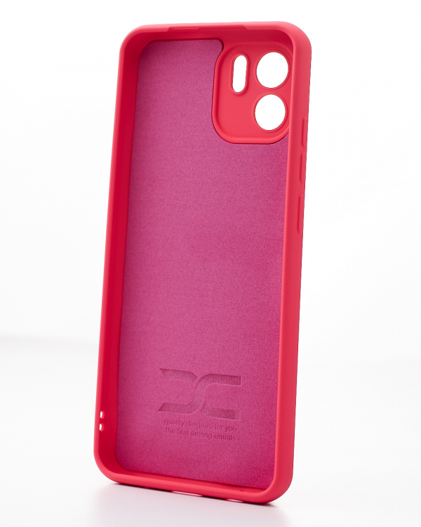 Силиконовый чехол SOFT Silicone Case для Xiaomi Redmi 9A/9i Sport/9a Sport (ТРИЗУБ) малиновый