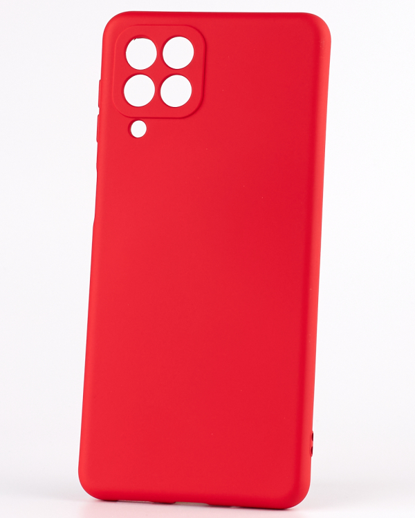 Силиконовый чехол SOFT Silicone Case для Samsung M53 5G (без лого) красный