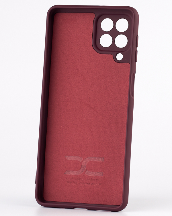 Силиконовый чехол SOFT Silicone Case для Samsung M53 5G (без лого) бордовый