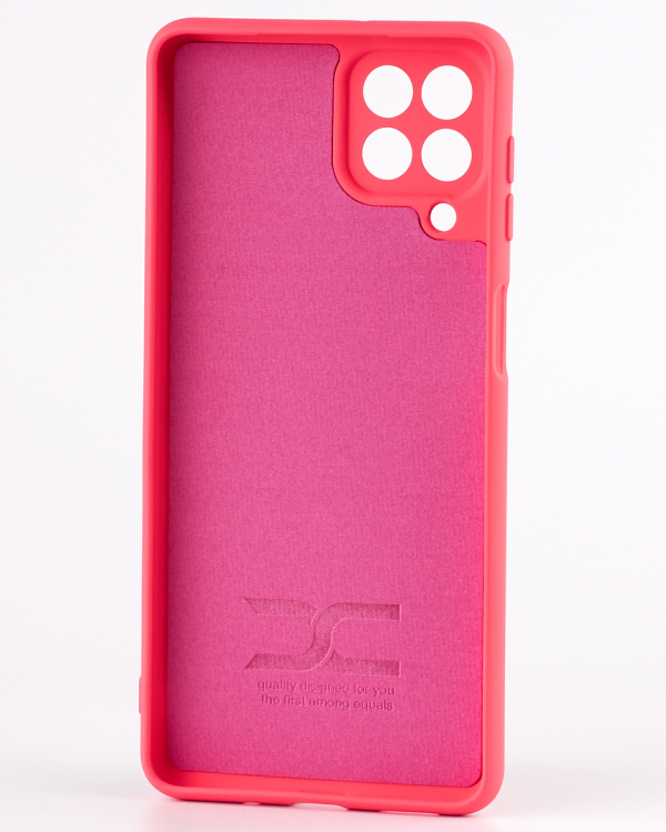 Силиконовый чехол SOFT Silicone Case для Samsung M53 5G (без лого) малиновый
