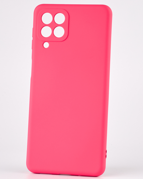 Силиконовый чехол SOFT Silicone Case для Samsung M53 5G (без лого) малиновый