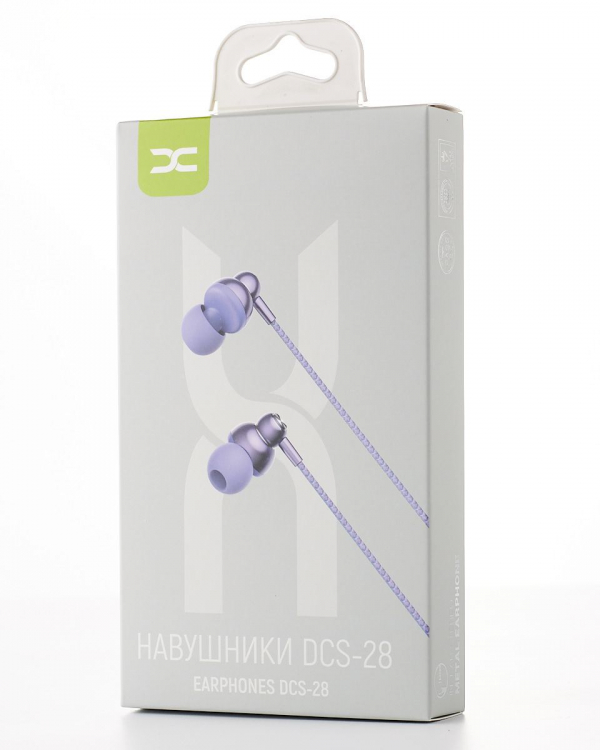 H.F. DC DCS-28 metal (3.5mm) фиолетовый