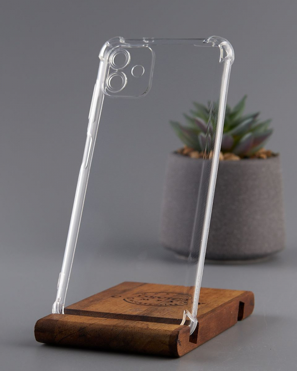 Силиконовый чехол WS SHOCKPROOF для Samsung A04 прозрачный