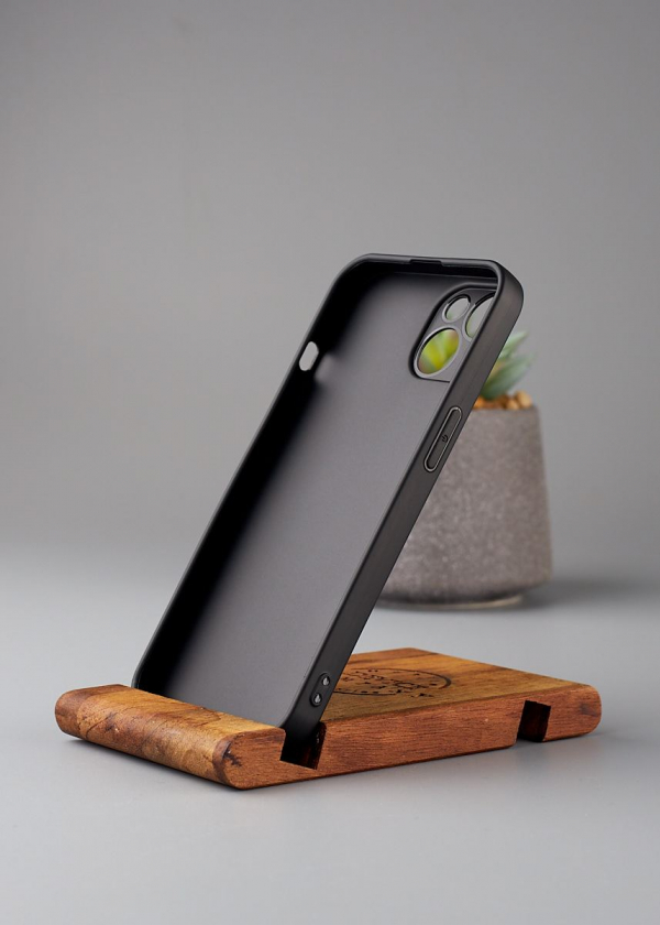 Силиконовый чехол Graphite для iPhone 14 черный