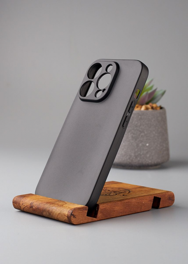 Силиконовый чехол Graphite для iPhone 14 Pro Max черный