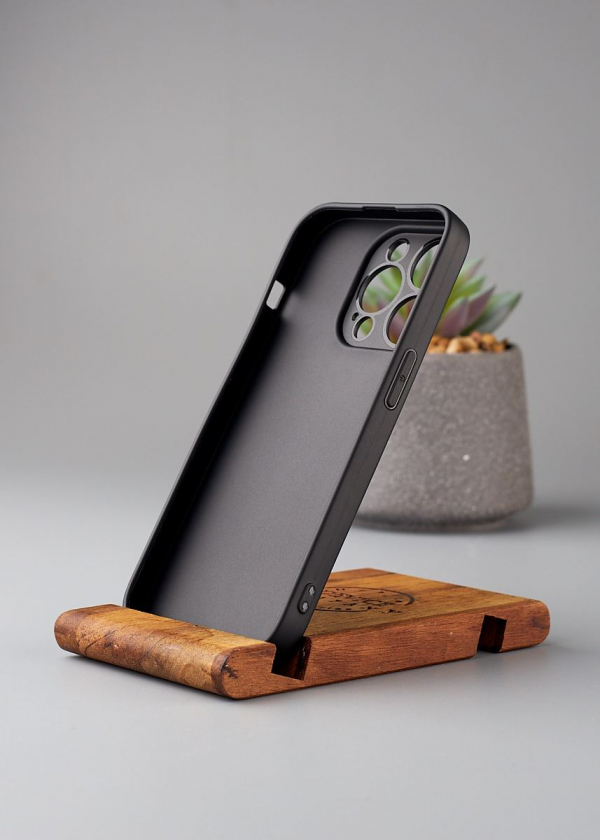 Силиконовый чехол Graphite для iPhone 14 Pro Max черный