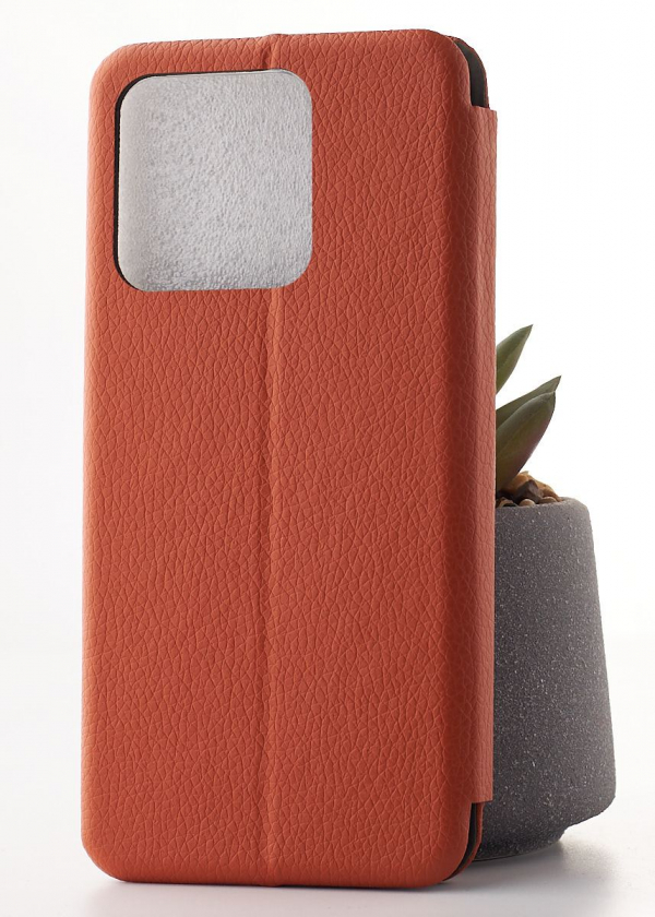 чехол-книга 360 для Xiaomi Redmi 10A ART коричневый