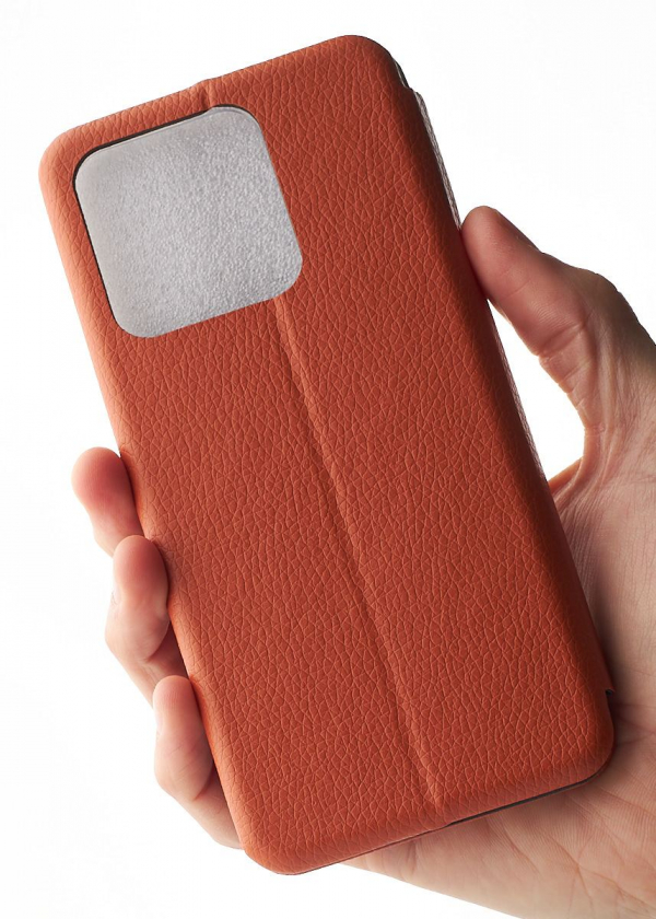 чехол-книга 360 для Xiaomi Redmi 10A ART коричневый