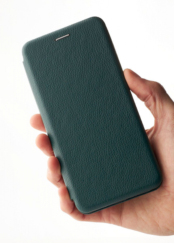 чехол-книга 360 для Xiaomi Redmi 10A ART темно-зеленый