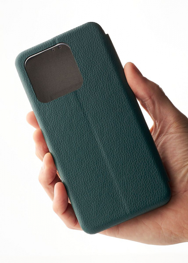 чехол-книга 360 для Xiaomi Redmi 10A ART темно-зеленый