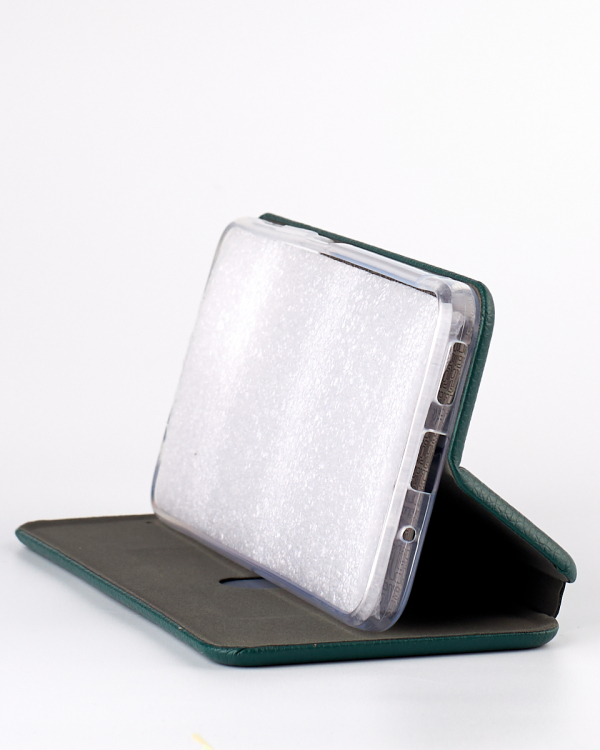 чехол-книга 360 для Xiaomi Redmi 11 Prime/Poco M5 4G ART темно-зеленый