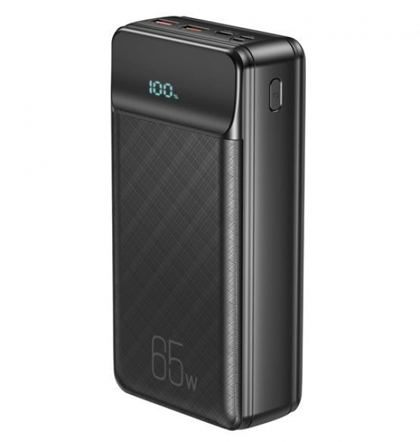 АКБ PowerBank XO PR201 (30000 mAh) QC22.5W/PD65W/Digital Display черный