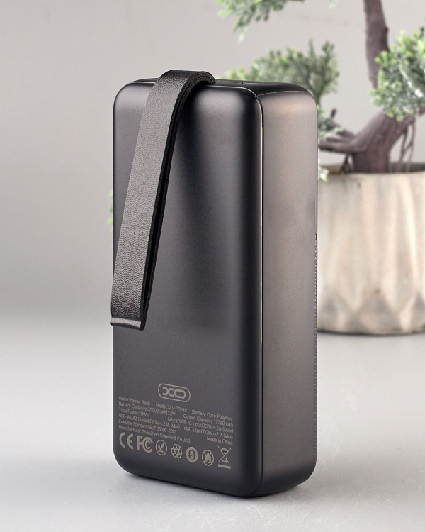 АКБ PowerBank XO PR199 (30000 mAh) черный
