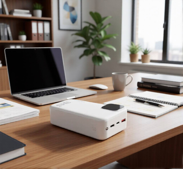 АКБ PowerBank Polygold PG-PW328 USB/2 PD/фонарь/LED дисплей/кабель 2в1(Type-C/Lightning) (36000mAh) белый