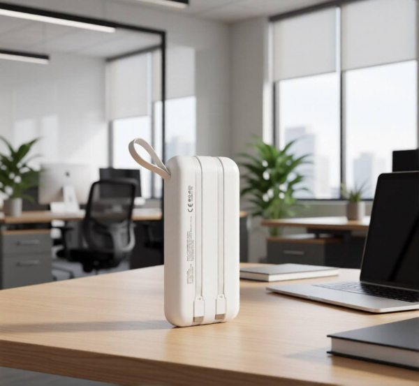 АКБ PowerBank Polygold PG-PW328 USB/2 PD/фонарь/LED дисплей/кабель 2в1(Type-C/Lightning) (36000mAh) белый