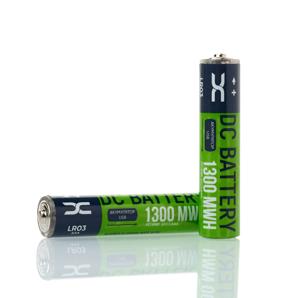 Аккумулятор (NP) DC AAA/USB-C (1300mah) (1 шт)
