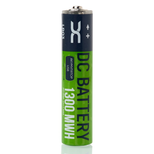 Аккумулятор (NP) DC AAA/USB-C (1300mah) (1 шт)