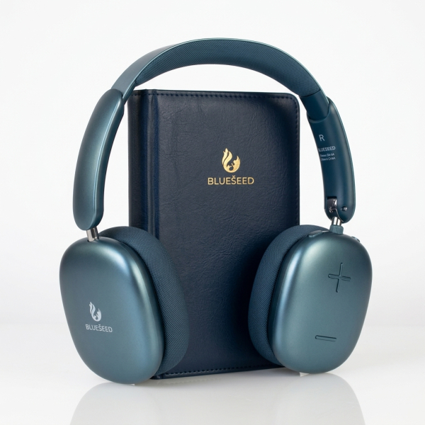 Наушники Bluetooth Blueseed BS-H4 (накладные) blue
