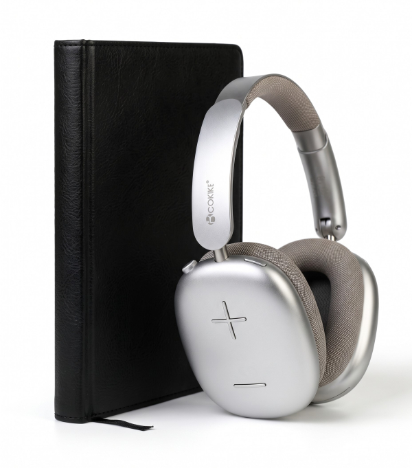 Наушники Bluetooth Blueseed COKIKE BL-A16 (накладные) silver