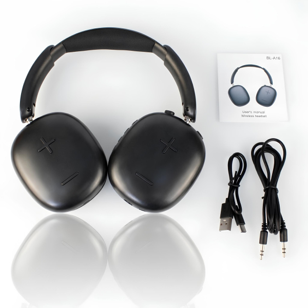 Наушники Bluetooth Blueseed COKIKE BL-A16 (накладные) black