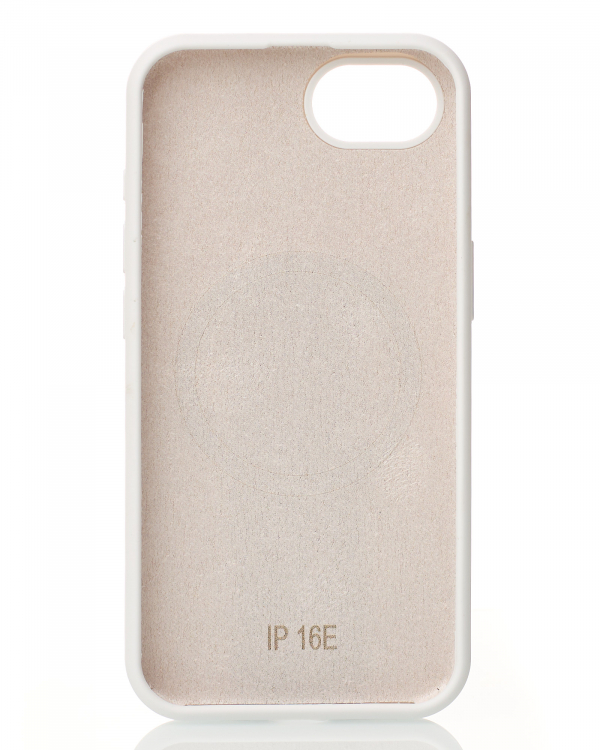Чехол MagSafe Silicone Beats Case для iPhone 16E white