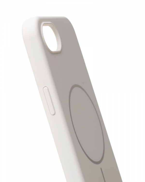 Чехол MagSafe Silicone Beats Case для iPhone 16E white