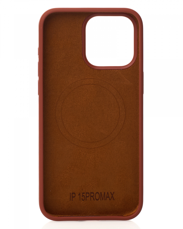 Чехол MagSafe Silicone Beats Case для iPhone 15 Pro brown